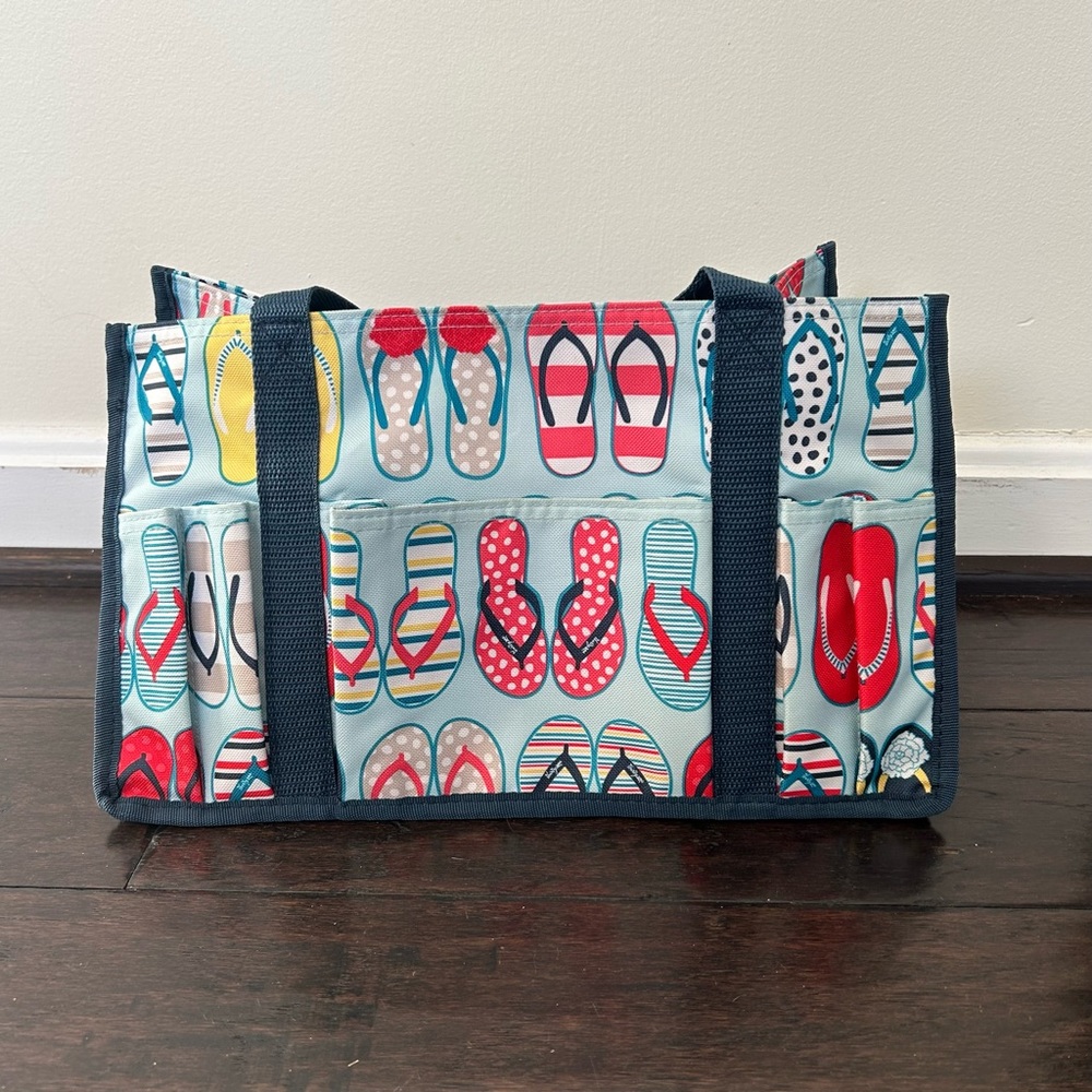 Thirty One Flip Flop Small Tote